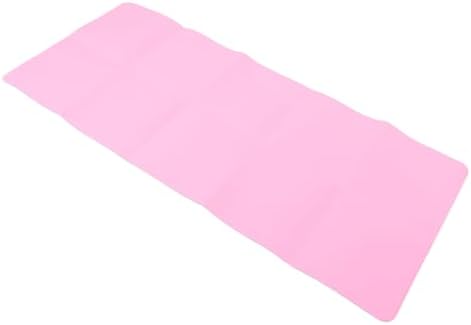 Foldable Fitness Mat, TPE Double Sided Anti Slip Workout Mat, Lightweight Portable Cushion for Yoga Dance Pilates Stretching At Home Office Travel Indoor Outdoor