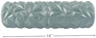 Textured Foam Roller 18 Inch High Density EVA for Muscle Massage Recovery