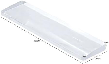 Custom Acrylic Keyboard Wrist Rest, Transparent/Frosted RGB Wrist Pad for Mechanical Keyboard (Color : Frosted, Size : 65%)