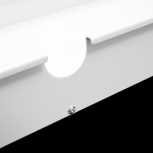 Xuthusman Under Desk Drawer, Under Desk Mounted Sliding Pull-Out Drawer Storage Organizer Space Saving Hidden Pull-Out Drawer for Office Home Desktop Accessories (White)