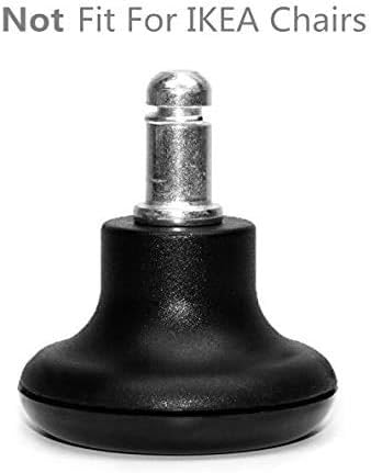 Bell Glides Replacement Office Chair Feet Low Profile Wheel Stopper 5 Pack