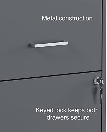 Staples Vertical File Cabinet, 2-Drawer, for Letter/Legal Files