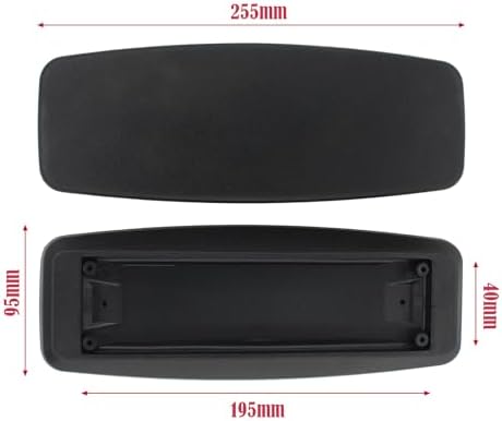 Arm Pads Caps Armrest Covers Replacement Black Left and Right