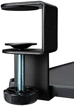 Desk Tray Add-on - CTA Desk Add-on Bundle with Keyboard Tray, Desk Organizer, Heavy-Duty Metal Keyboard, Mouse Tray, Organizer Tray Compartments, and Cable Routing Column (PC-DAB) - Black