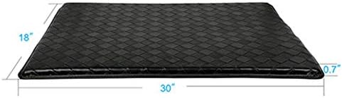 GPCT Anti-Fatigue Memory Foam Home/Kitchen Mat and Anti-Slip Surface, Stain and Water Resistant, 30" ×18" ×0.75"(L×W×H) - Black