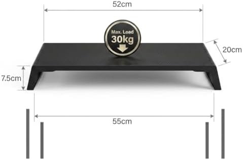 Zapuno Desk Organizer and Accessories, Computer Monitor Stand Riser with USB Hub , Laptop Stand