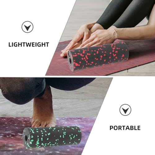 2Pcs Compact Exercise Foam Roller Column for Muscle Recovery and Balance