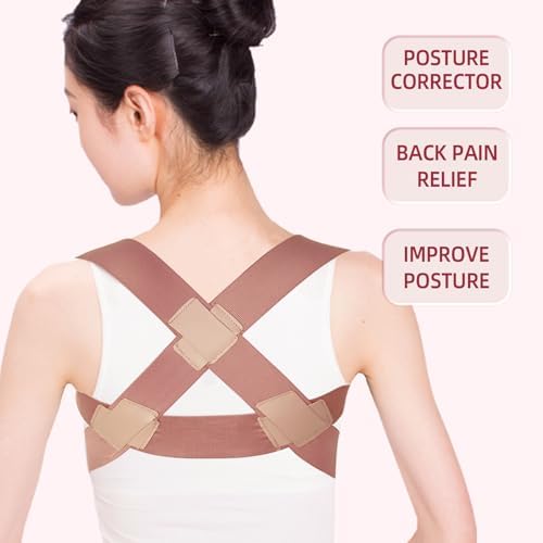 Posture Corrector for Women,Upper Back Brace Pain Relief(Medium)