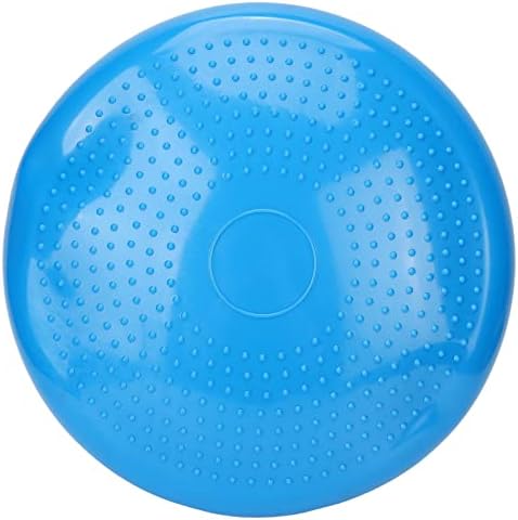 Inflated Wobble Cushion, Balance Training, Inflated Core Strengthening Balance Disc, Disc, Stability Sensory Wiggle Disc to Improve Sitting Posture(Pink and blue are shipped randomly)