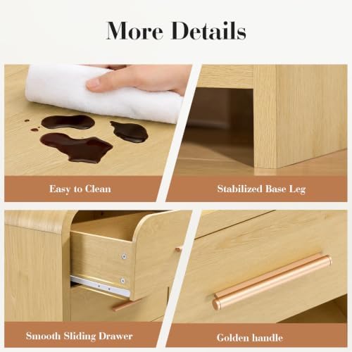 Night Stand, 2-Drawer