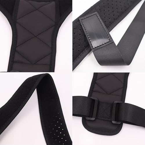Spine Posture Corrector, Adjustable Invisible Back Support Posture Corrector Belt for Sitting Posture Support, Hunchback Correction Trainer for Men and Women, Helps Relieve Neck, Back and Shoulder Pain