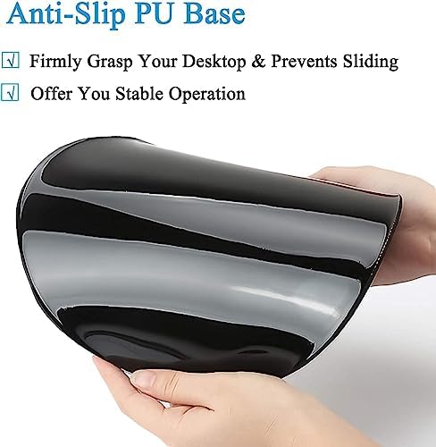 Mouse Pad, Ergonomic Mouse Pad with Wrist Support Pain Relief Comfort Wrist Rest Pad with Non-Slip PU Base for Gaming, Home, Office & Travel, Floral Abstract