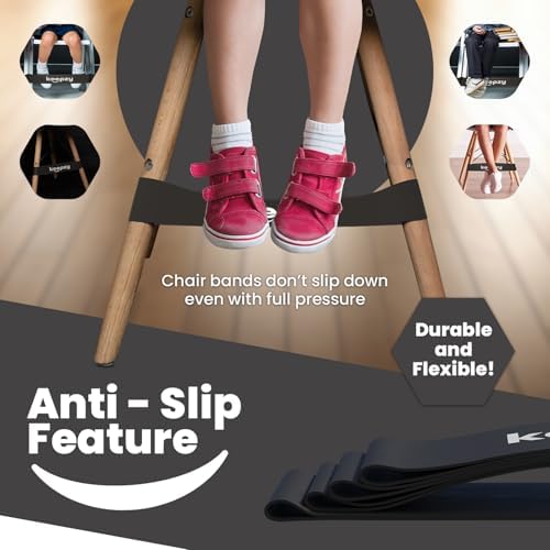 Chair Bands for Kids with Fidgety Feet, Desk Bands for Classroom
