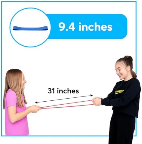 Chair Bands For Kids With Fidgety Feet 6 Pack | Fidget Chair & Desk Band | Stretchy Bands for Your Feet | For Kids with ADHD, ADD, SPD, Autism