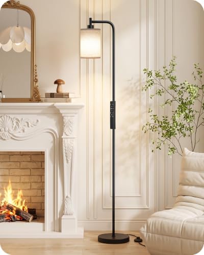 Dimmable Floor Lamp for Living Room with Remote & 10W Bulb