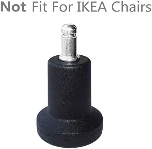 Bell Glides Replacement Office Chair Feet High Profile Wheel Stopper 5 Pack