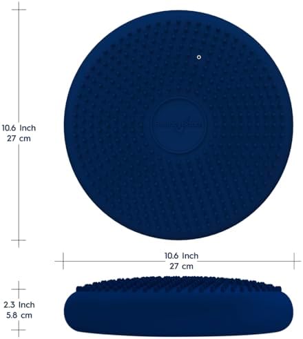 BouncyBand Wiggle Seat, Blue, 1-Pack – Small 10.75” D x 2.5” H
