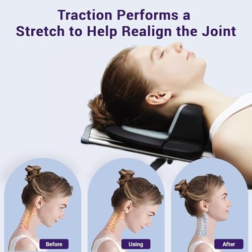 Clinical Grade Cervical Traction Device by Theratrac Air – Advanced Neck Support with Air Pump Technology for Pain Relief, Spine Alignment & Disc Health