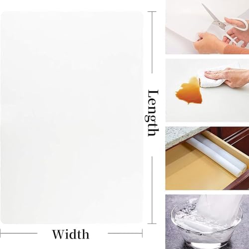 AHWEKR Silicone Table Pad 15" x 39" – Cut-to-Fit Waterproof Table Protector with Non-Slip Backing – Heat-Resistant Dining Pad for Daily or Under Tablecloth Use