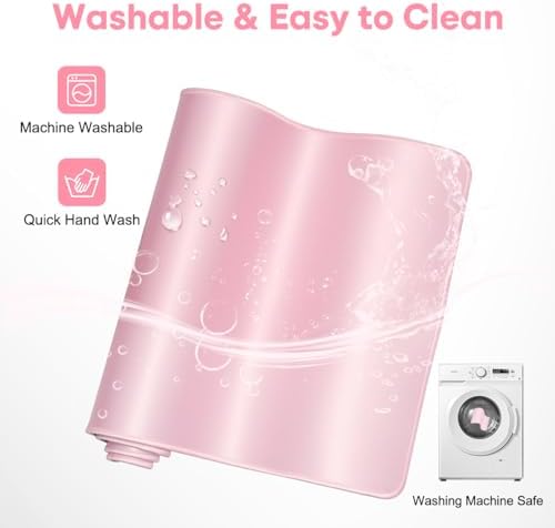 Large Gaming Mouse Pad 31.5 x 11.8 in, Pink