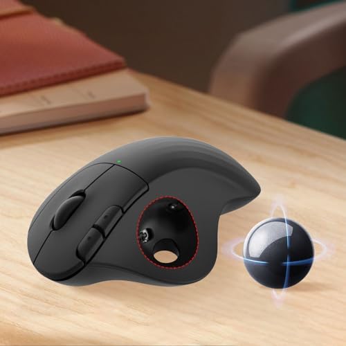 Trackball 34mm/1.34 Inches, Replacement Ball for Logitech M575, M570, MX Ergo, ELECOM, Kensington, Perixx, and Other Compatible Trackball Mice, Glossy - Gray