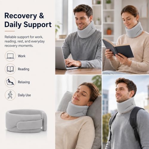 Neck Brace Cervical Collar, for Sleeping & Daily Wear, Neck Pain Relief