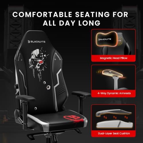 Blacklyte Athena Pro Gaming Chair, Budapest Major, Leatherette