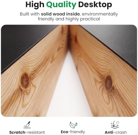 SIAGO 55 x 24 Inch Electric Standing Desk, 0.8 Inch Thick Tabletop