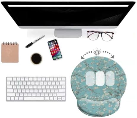 Mouse Pads for Desk, Ergonomic Mouse Pad with Wrist Rest Gaming Mousepad