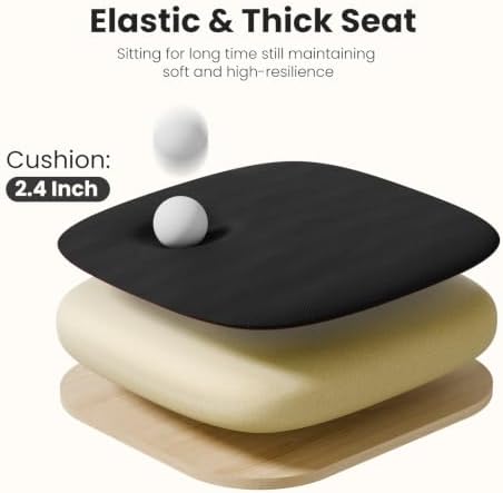 DUMOS Ergonomic Office Chair, Mid-Back Executive Desk Chair 2 Pack