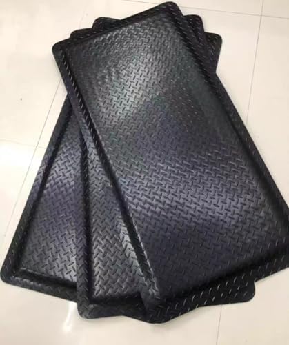 1 Pack Odorless Anti-Fatigue Mat Anti-Static Anti-Fatigue Inline Foot Mat (Black,0.6Mx0.45Mx20mm)