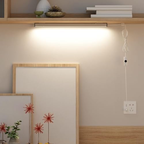 ASOKO 12 Inch Under Counter LED Lights Dimmable 5000K Plug in Desk 2Pack