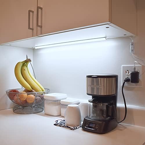 TrueColor USB LED Under Cabinet Light Bar, Frosted Cover, 18 in, Daylight