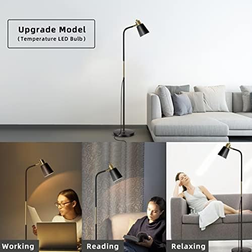 LALISU Floor Lamp 3-Color Temperature Floor Lamps Reading Standing Lamp