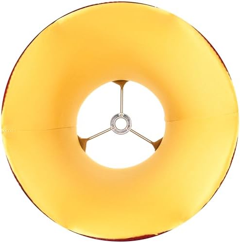 GO&SO Small Scalloped Lamp Shades Set of 2,4"×8"×6.4" Bell Shade Burgudy