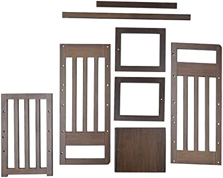 Bamboo Desk Book Shelf,Desktop Bookshelf Storage Rack Tabletop Standing Organizer Bookshelf with 3 Drawers,Freestanding Desk Bookcase for Home Dormitory Offices (Nut-Brown)