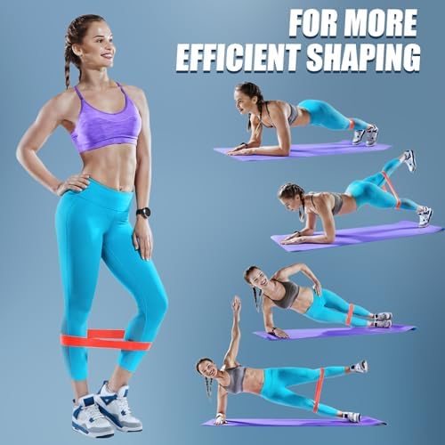WHATAFIT Resistance Bands with Handles, 150 lb Exercise Bands Set