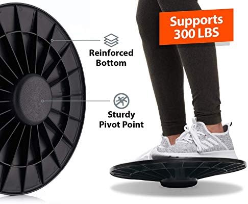 URBNFit Standing Desk Balance Board – Balancing Board for Under Desk- Exercise Balance Stability Trainer, Helps Increase Strength and Flexibility, Full Body Exercise - Office Wobble Boards – 15 Inch