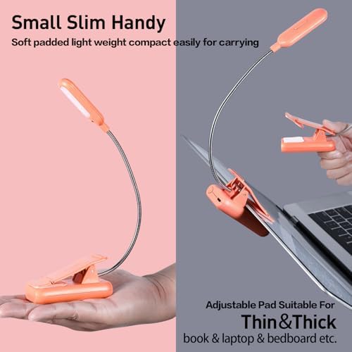 VAVOFO Rechargeable Reading Light, Clip on Book Light for Reading in Bed