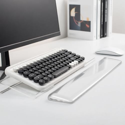 Keyboard Wrist Rest,Gel Wrist Rest for Keyboard-Tinted Clear Wrist Rest