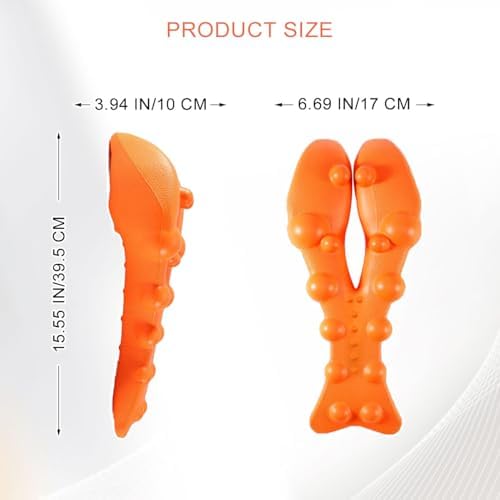 Trapezius Trigger Point Massager Suboccipital Release Tool Myofasical Release Neck and Shoulder Pain Posture Corrector for Muscle Pain Relief (Orange)