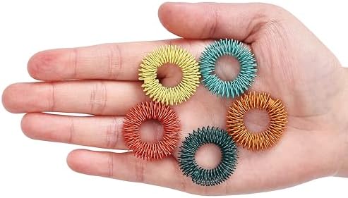 Mr. Pen- Spiky Sensory Rings, 10 Pack, Colorful