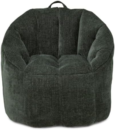 Big Joe Milano Lightweight Kids Bean Bag Chair, Mosswood