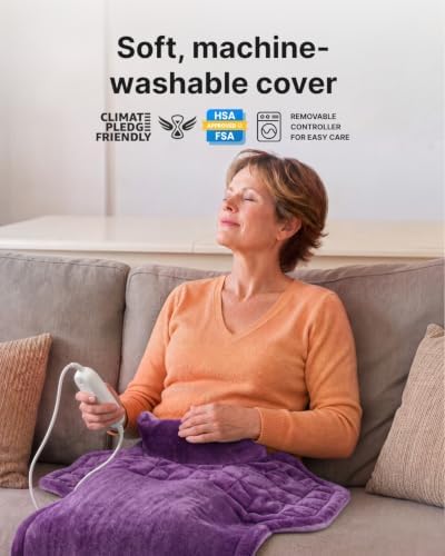 RENPHO Weighted Heating Pad for Neck, Shoulders & Back, Christmas Gift