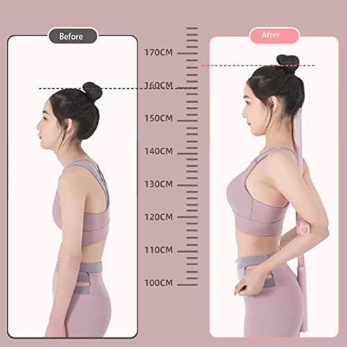 ANRIO Yoga Cross Sticks for Men & Women Back Shoulder Support Straightener Sports Training Posture Corrector for Relief Teenager Hunchback,Poor Posture, Kyphosis, Etc (Color : Blue, Size : 54-86cm)