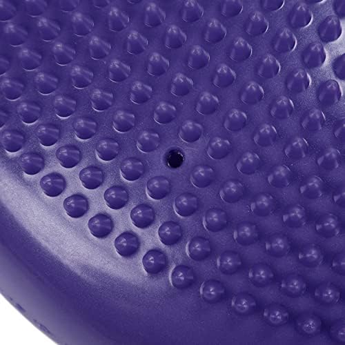 Inflatable Balance Disc Cushion for Yoga, Stability Training & Core Exercise, NonSlip Massage Pad for Home Gym, Office Chair Posture Support, Kids Sensory Play