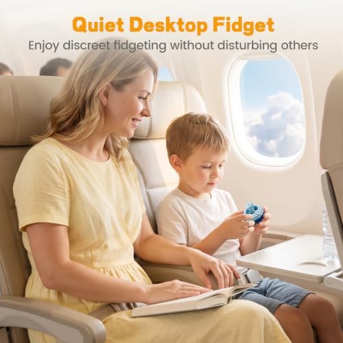 Fidget Toys for Adults, 6PCS Sensory Thumb Rocker, Textured Fidget Gadgets
