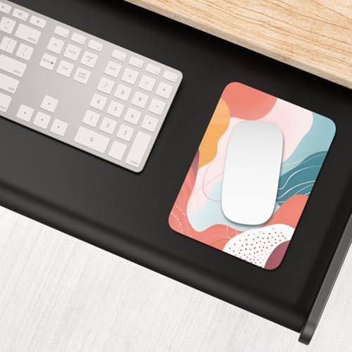 Small Mouse Pad, Mini Mouse Pad 6 x 8 Inch, Thick Rubber Waterproof Mouse Mat, Cute Mousepad for Women Men Wireless Mouse Laptops Home Office, Abstract Styles