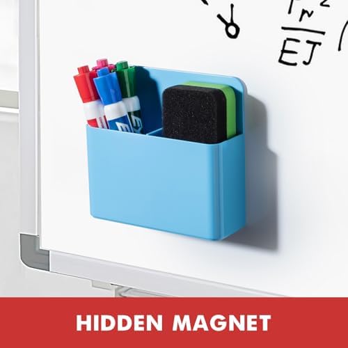 BEYGORM Plastic Magnetic Pen Holder, Powerful Magnet, 2 Pack