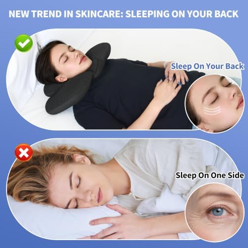 Back Sleeping Training Neck Pillow for Office, Recliner & Car